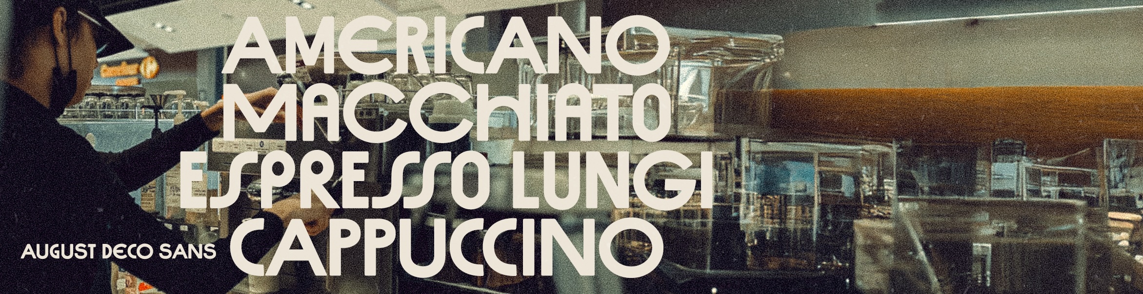 August Deco Sans Font