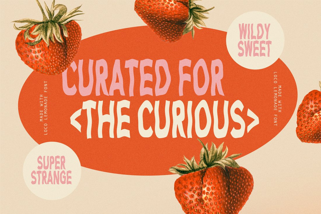 Preview image 2 - Loco Lemonade Font (Font) by Nicky Laatz