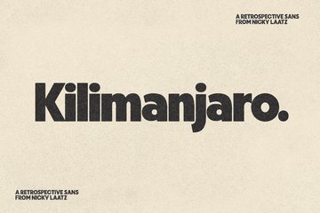 Kilimanjaro Sans main product image by Nicky Laatz