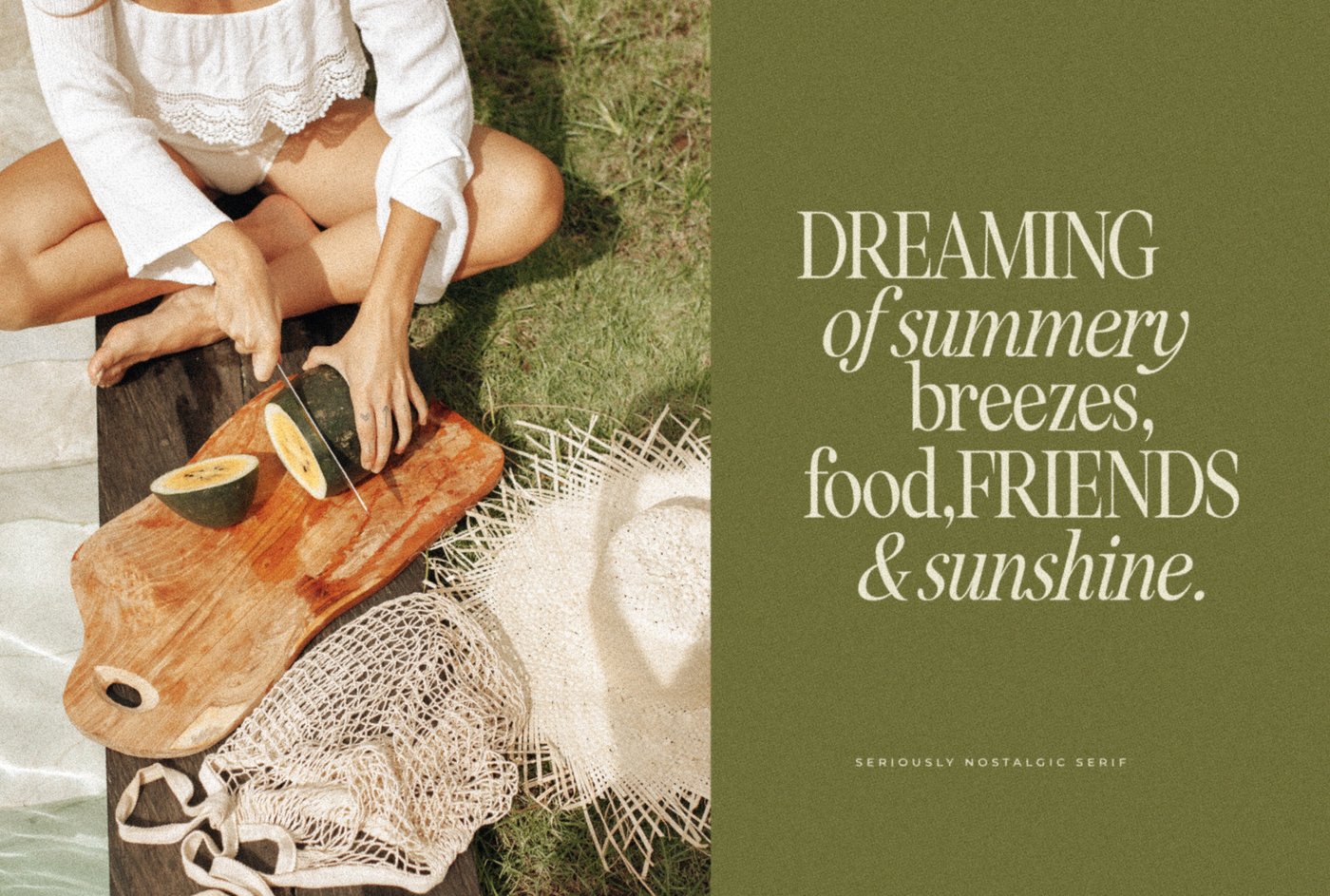 Preview image 13 - Seriously Nostalgic Serif (Font) by Nicky Laatz