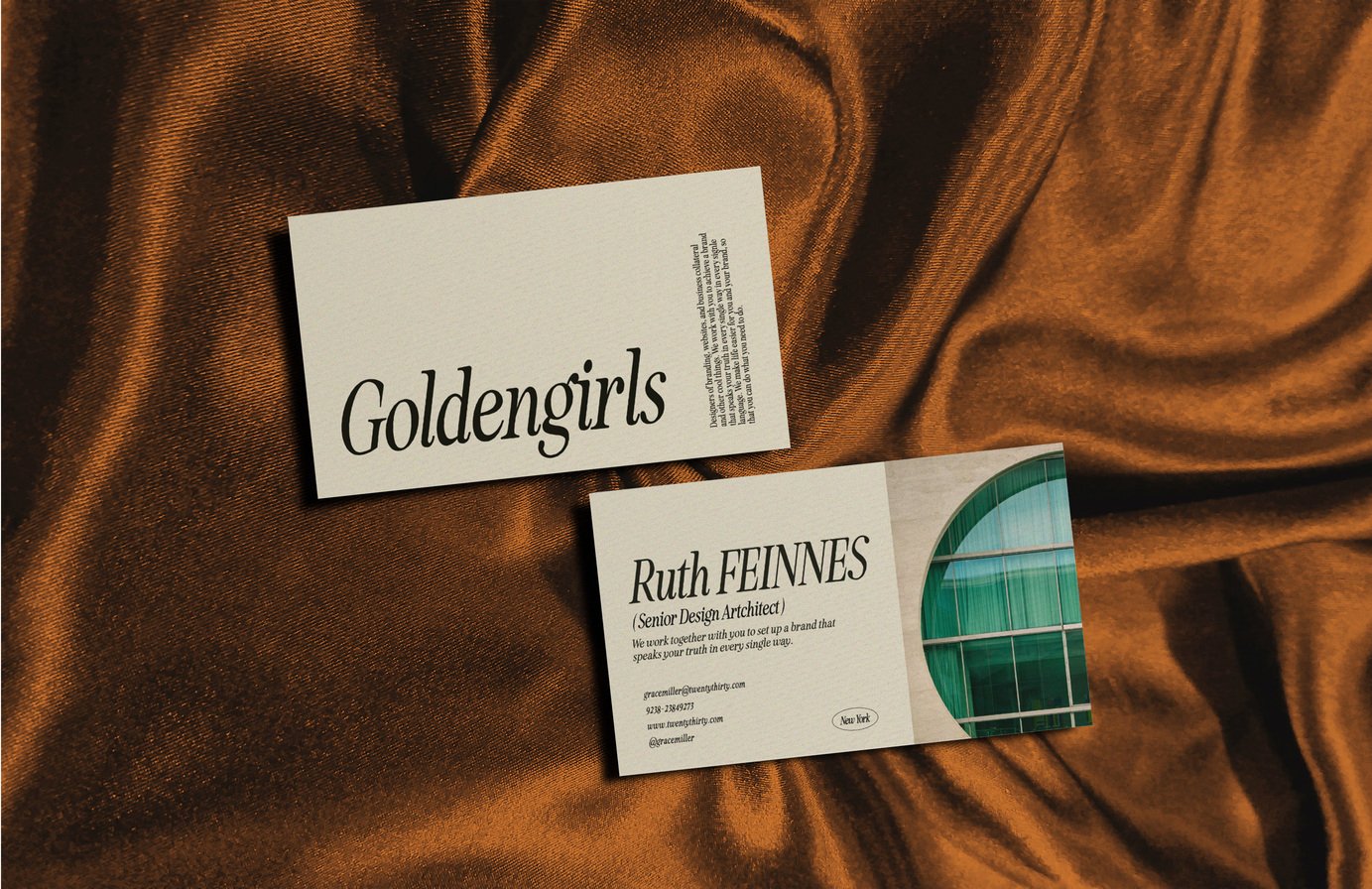 Preview image 3 - Retro Business Card Mockups (Mockup) by Nicky Laatz