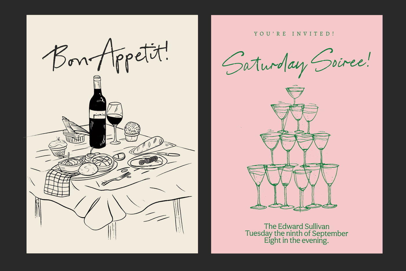 Preview image 3 - Manhattan Cocktails Typeface (Font) by Nicky Laatz
