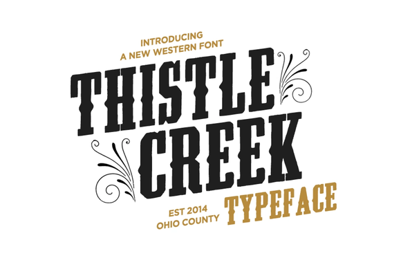 Thistle Creek Font main product image by Nicky Laatz