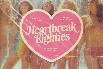 Heartbreak Eighties Retro Serif main product image by Nicky Laatz