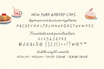 New York Bakery Font Duo preview image 28 by Nicky Laatz