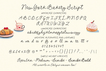 New York Bakery Font Duo preview image 29 by Nicky Laatz