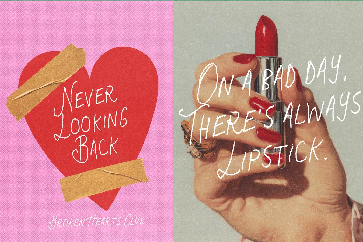 Preview image 17 - Heart Breaker Font Duo (Font) by Nicky Laatz