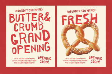 Preview image 7 - Butter And Crumb Font Duo (Font) by Nicky Laatz