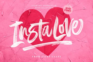 Instalove SVG & Regular Fonts main product image by Nicky Laatz